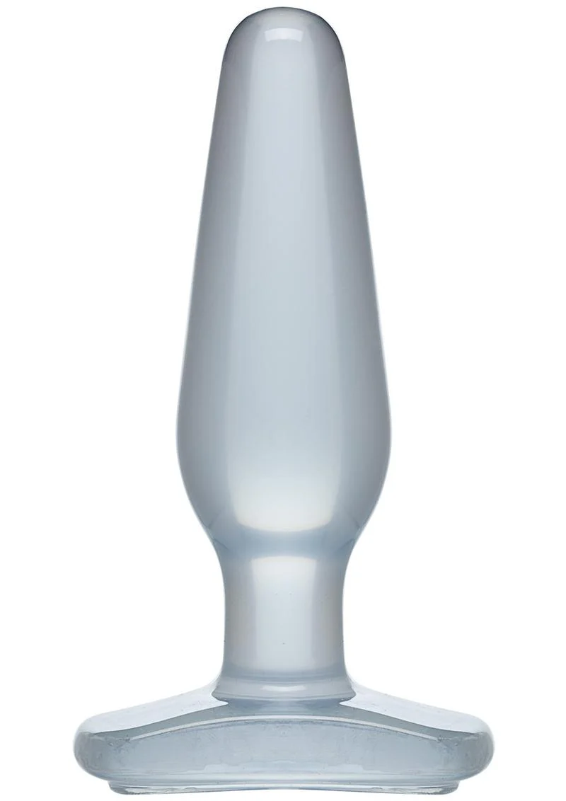 Crystal Jellies Butt Plug Clear Silicone - Image 3