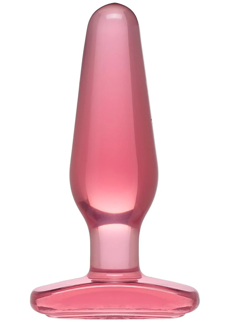 Crystal Jellies Butt Plug Clear Silicone - Image 4