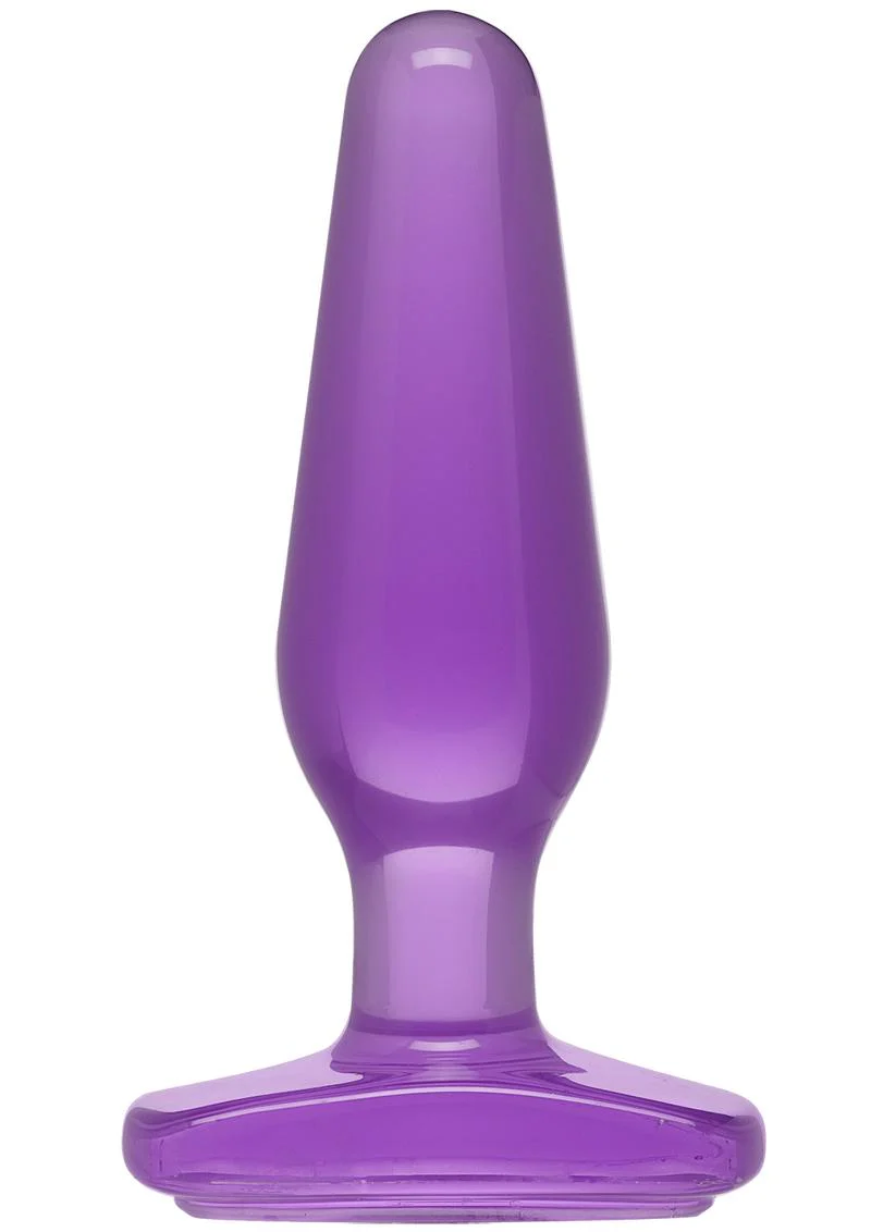 Crystal Jellies Butt Plug Clear Silicone - Image 5