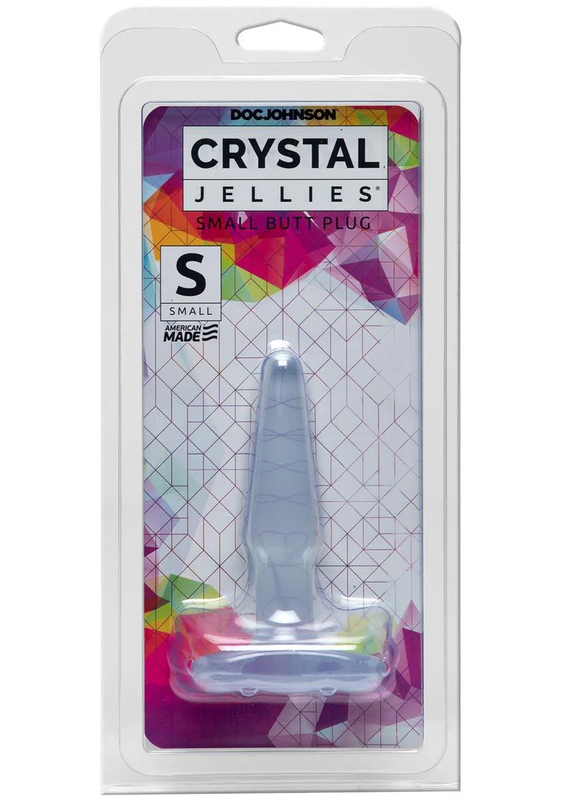 Crystal Jellies Butt Plug Clear Silicone - Image 6