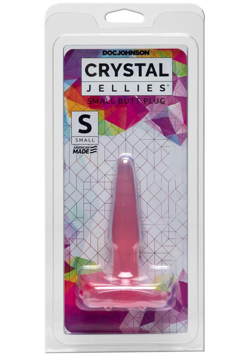 Crystal Jellies Butt Plug Clear Silicone - Image 7
