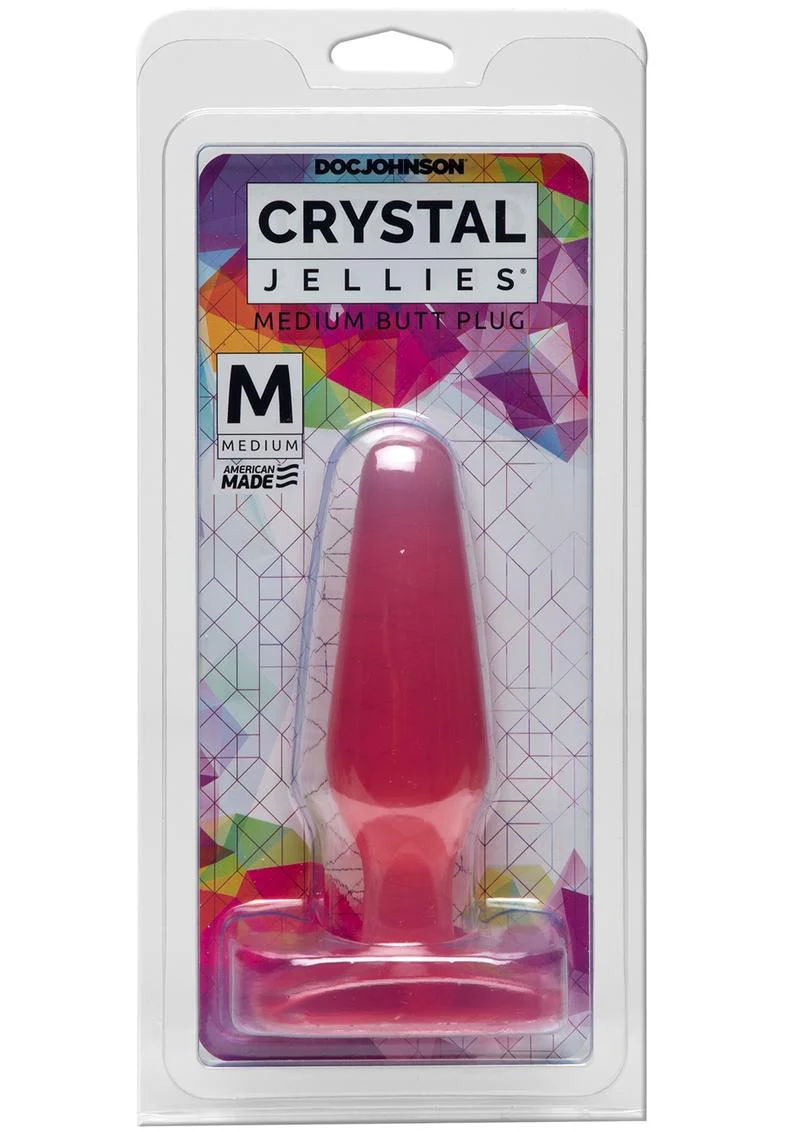 Crystal Jellies Butt Plug Clear Silicone - Image 9