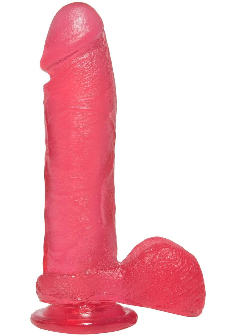 Crystal Jellies Dildo with Balls - Image 4