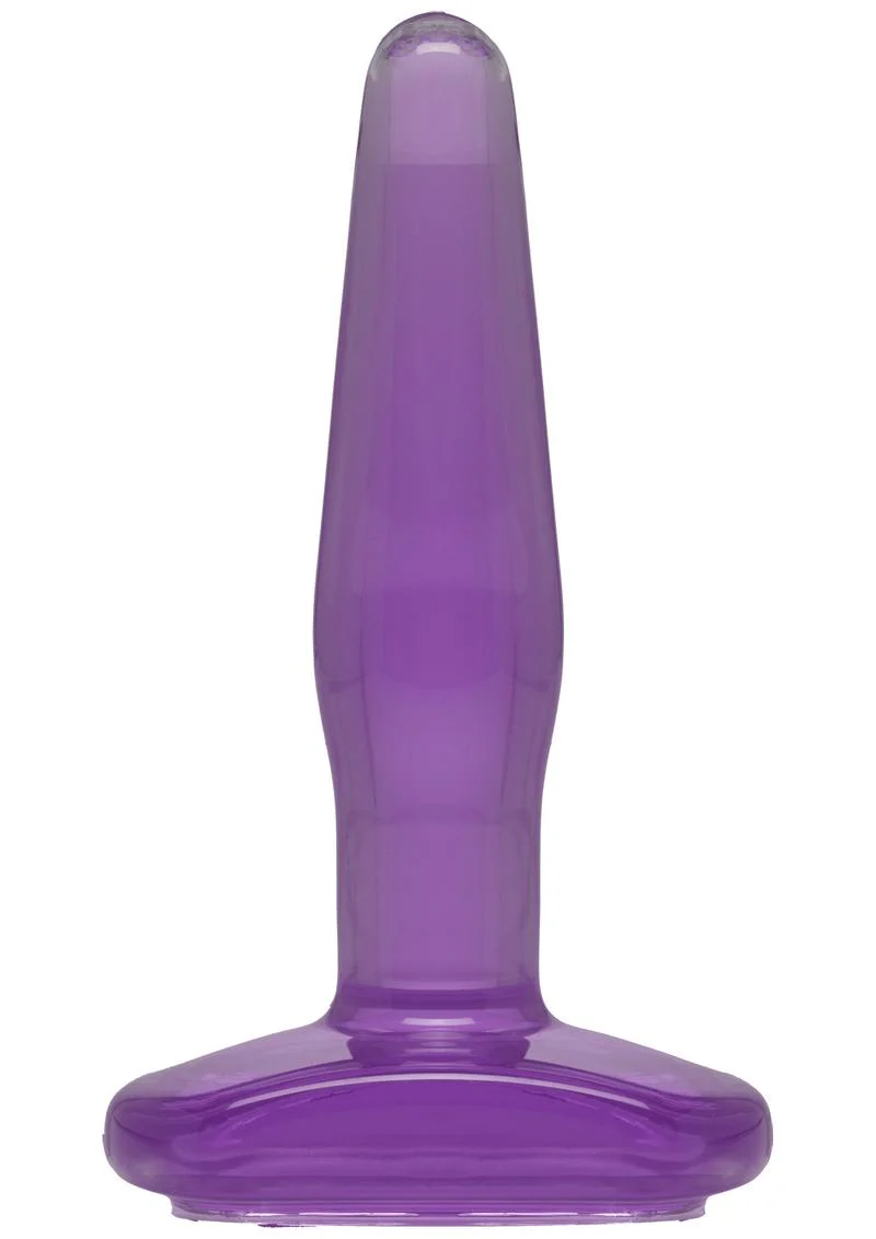 Crystal Jellies Small Purple Butt Plug