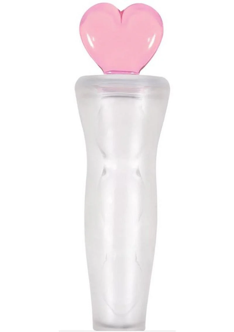 Crystal Premium Glass Heart of Glass - Pink - Image 2