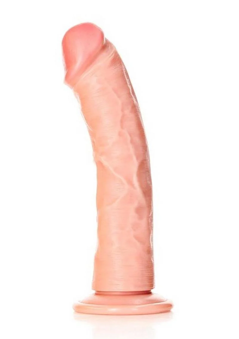Curved Realistic Dildo with Suction Cup By Realrock - Image 20