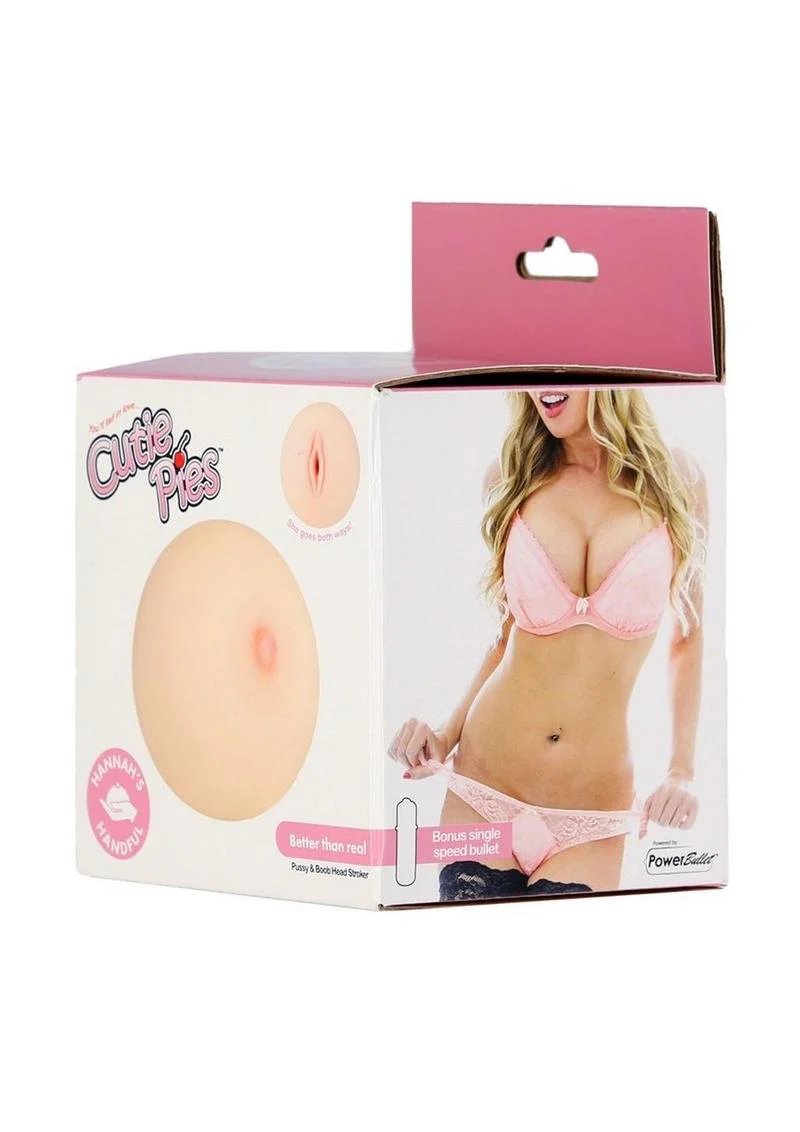 Cutiepies Hannah's Handful Vagina Masturbator with Powerbullet - Image 4