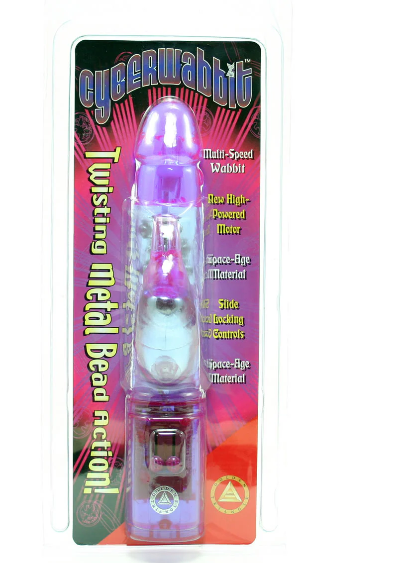 Cyber Wabbit Twisting Metal Bead Action Rabbit Vibrator - Image 2