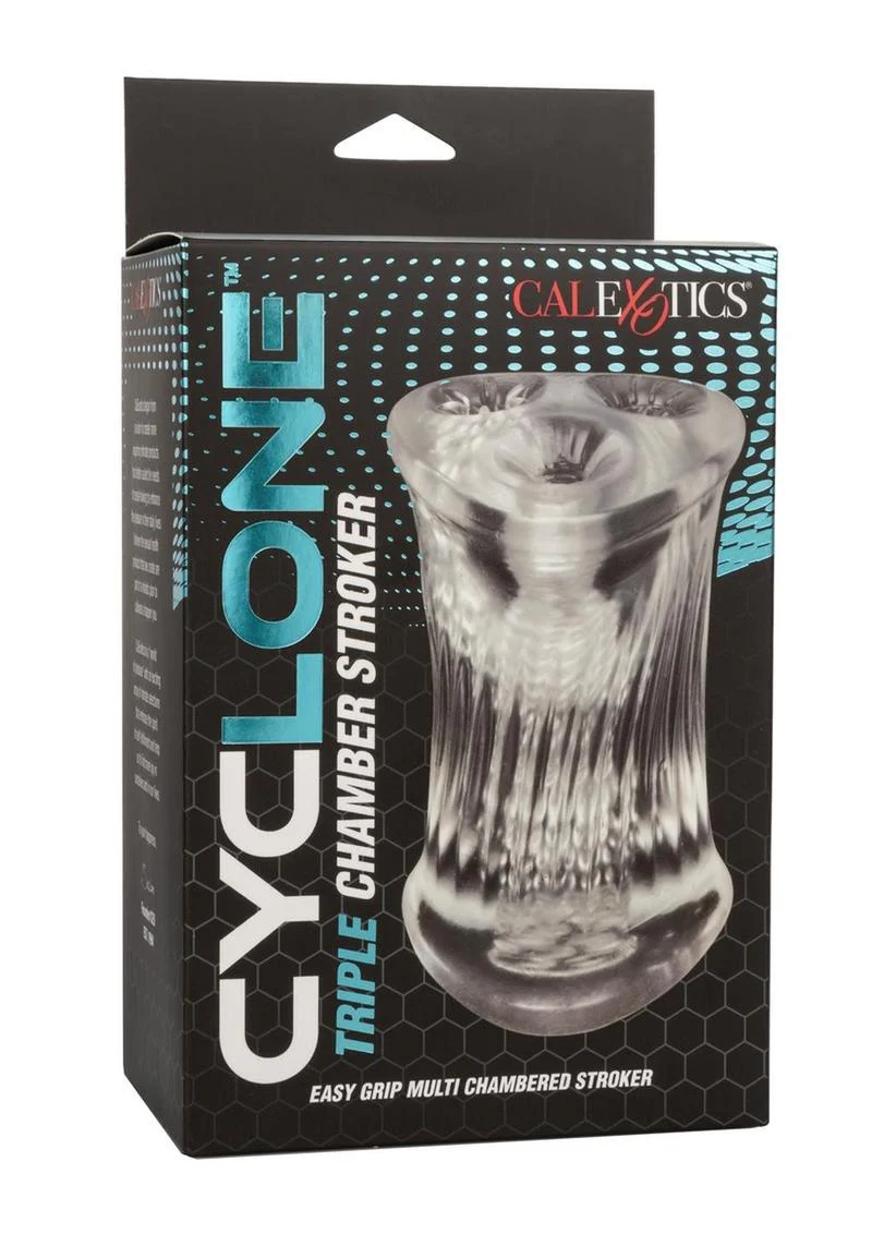 Cyclone Triple Chamber Stroker - Clear - Image 4