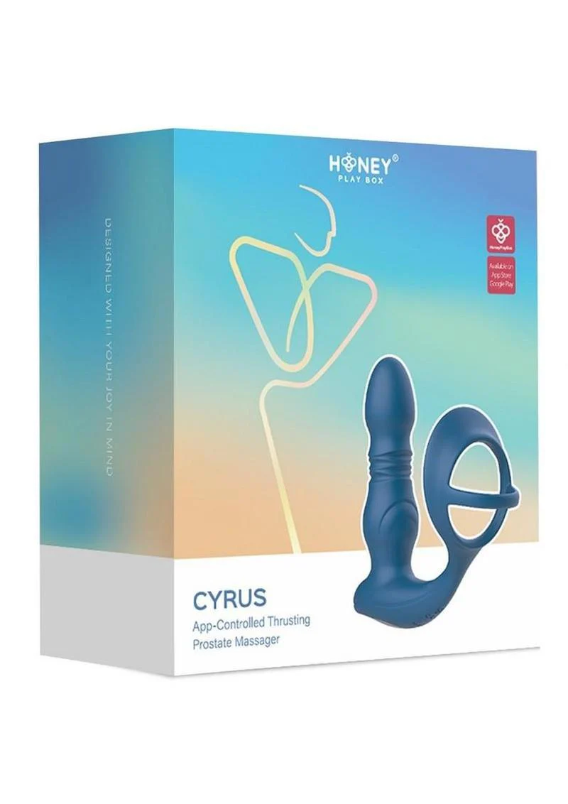 Cyrus App Thrusting Prostate Massager With Cock Ring - Image 6
