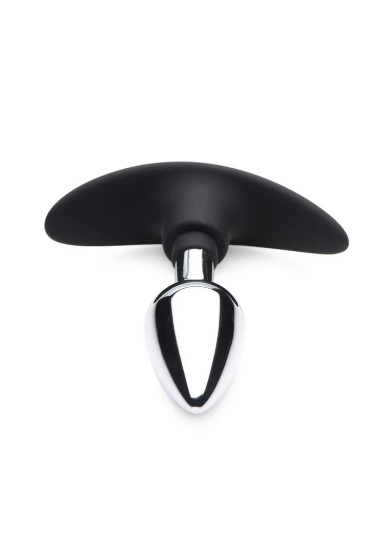 Dark Invader Metal and Silicone Anal Plug - Image 2