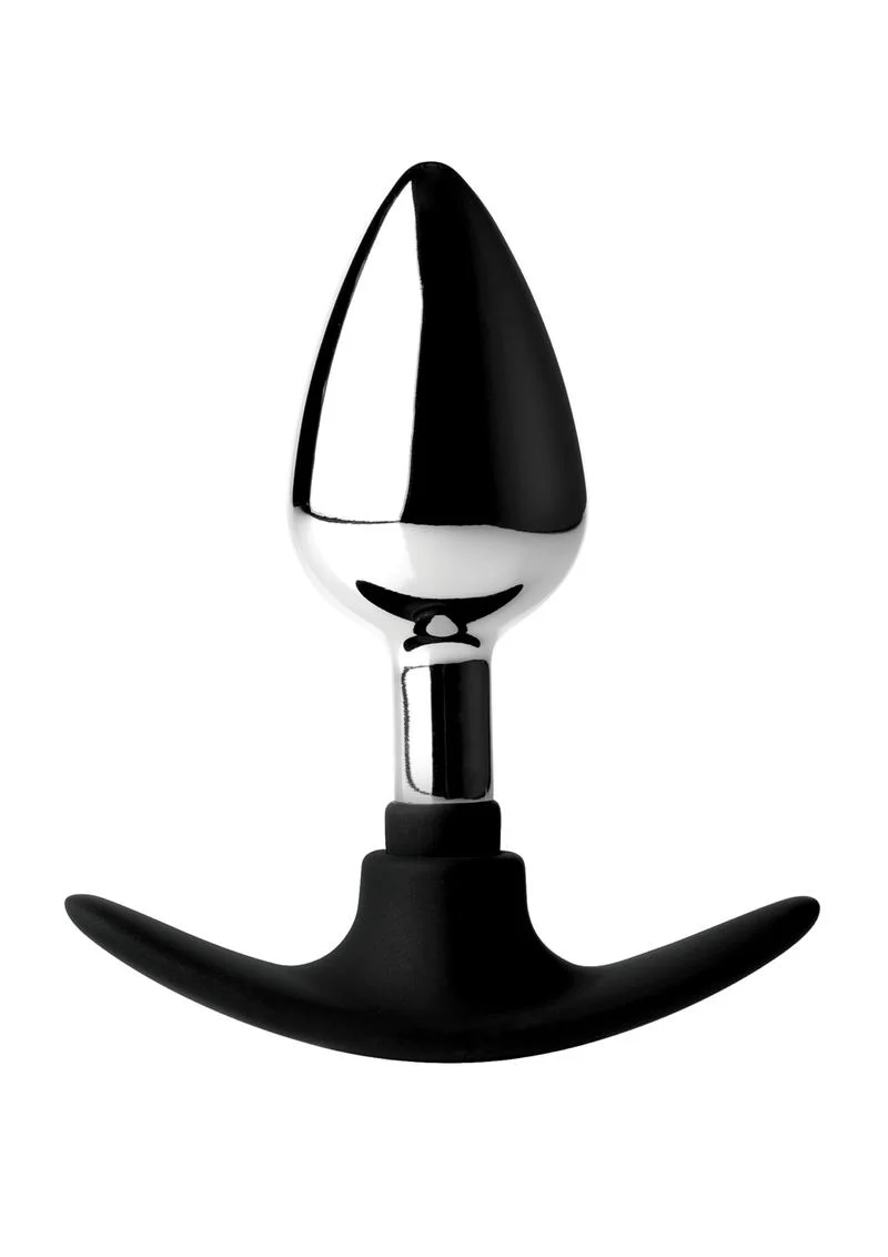 Dark Invader Metal and Silicone Anal Plug - Image 4