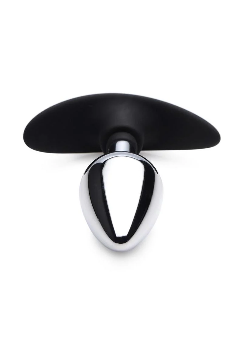 Dark Invader Metal and Silicone Anal Plug - Image 5