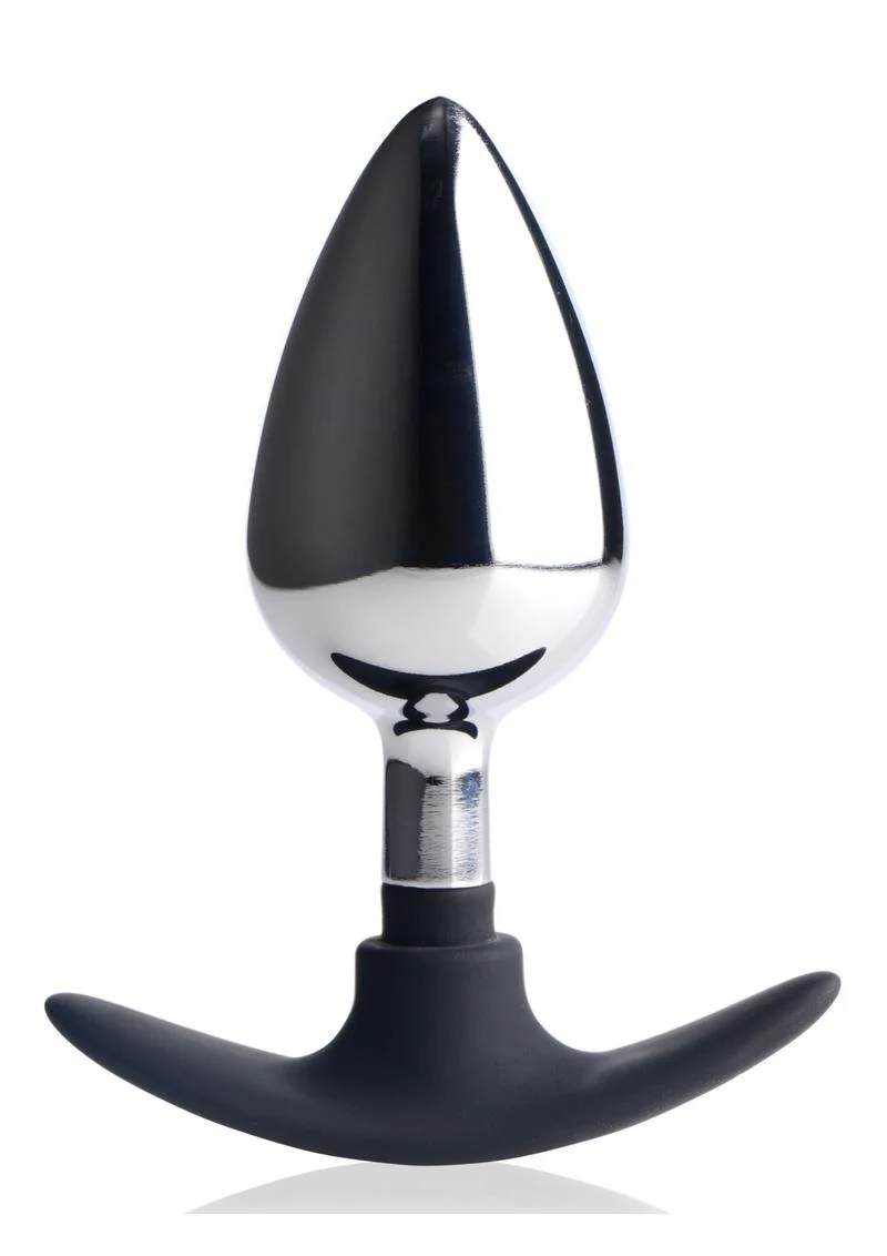 Dark Invader Metal and Silicone Anal Plug - Image 7