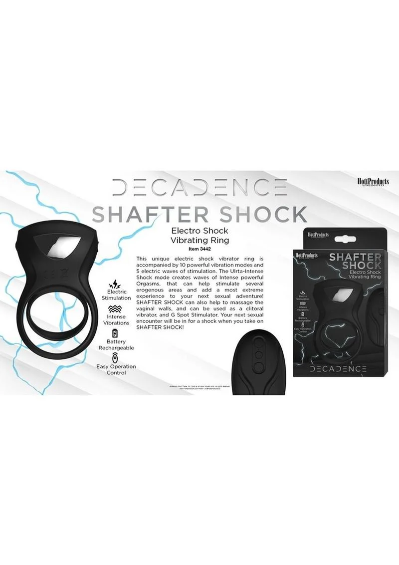 Decadence Shafter Shock Electro Shock Silicone Ring - Image 2