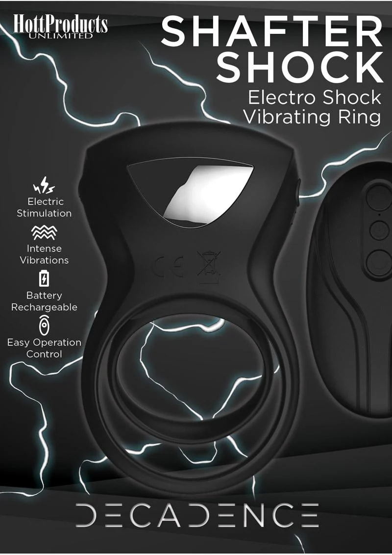 Decadence Shafter Shock Electro Shock Silicone Ring - Image 3