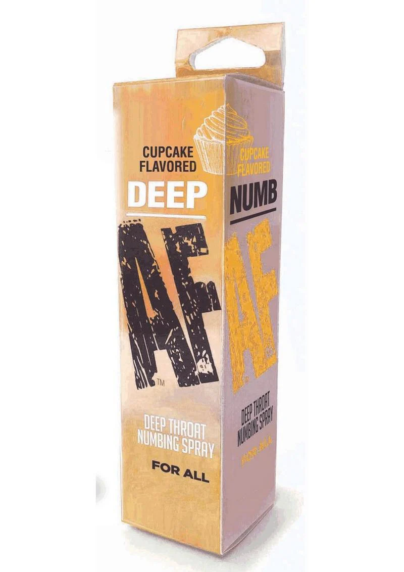 Deep AF Deep Throat Numbing Spray 1oz Cupcake Flavor - Image 3