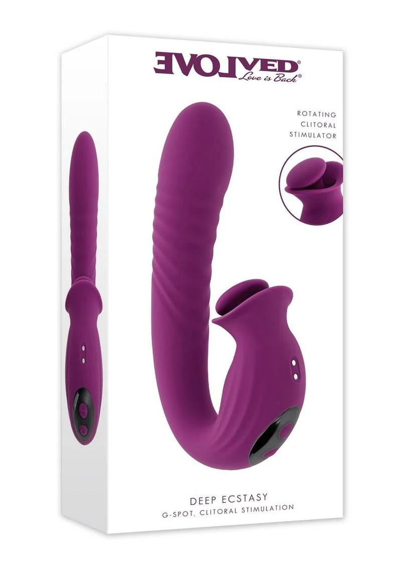 Deep Ecstasy Silicone Rabbit Vibrator - Image 4