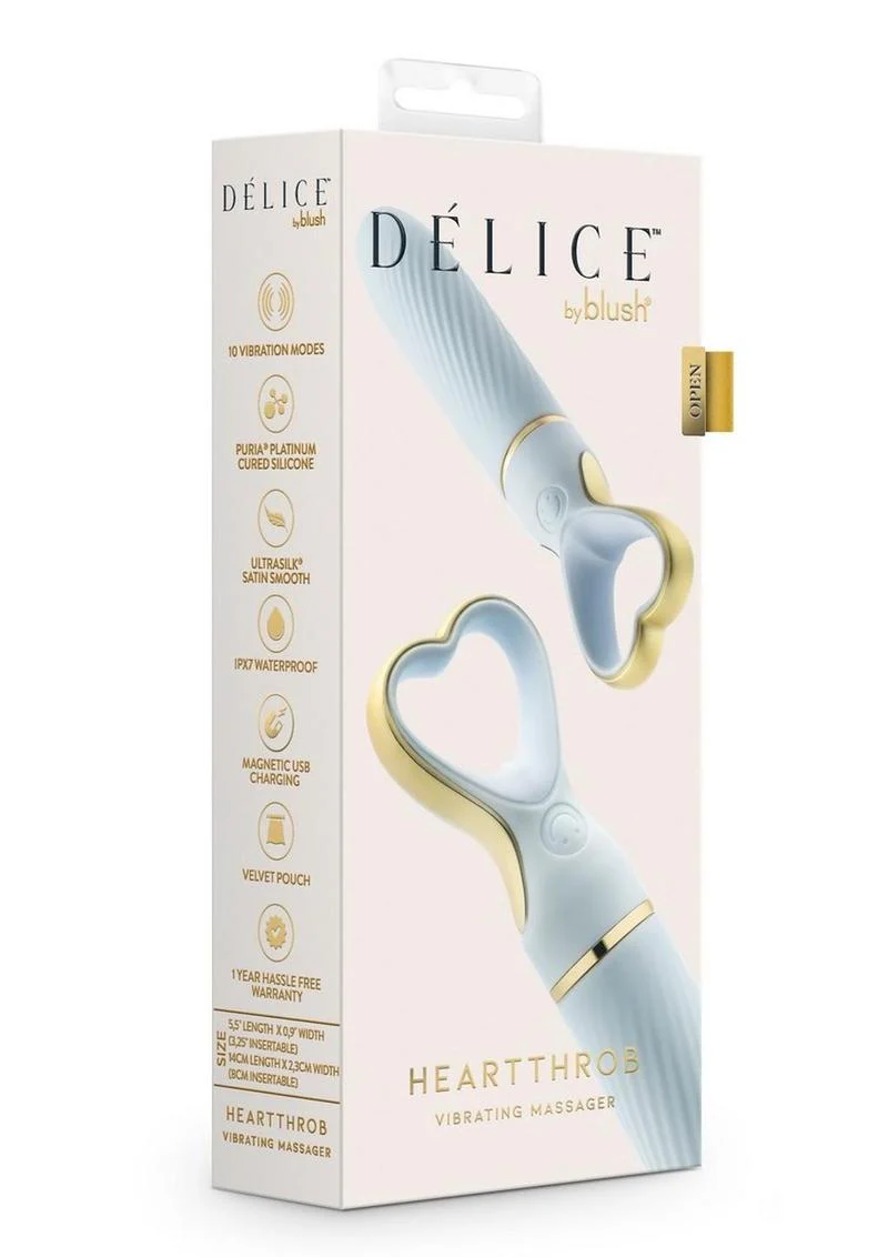Délice Heartthrob Vibrating Massager 10 Vibration Modes And Waterproof - Image 4