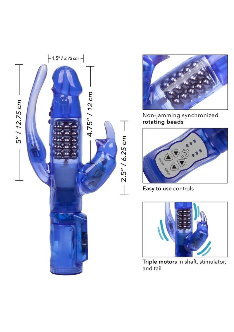 Delight Triple Orgasm Rotating Rabbit Vibrator - Image 3