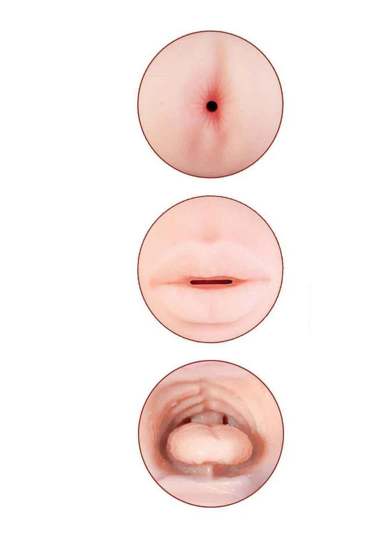 Delite Two Ways Mouth And Ass Masturbator - Image 3
