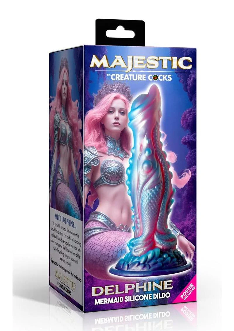 Delphine Mermaid Silicone Dildo - Image 4