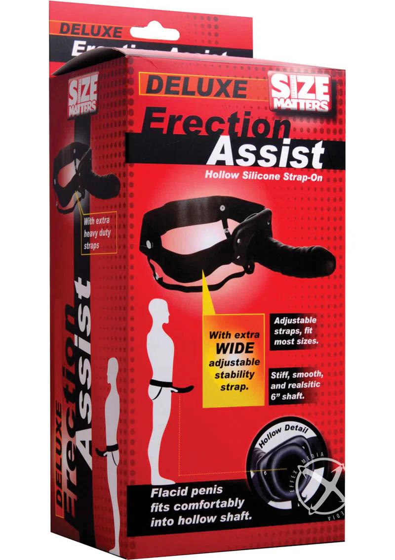 Deluxe Erection Assist Hollow Silicone Strap - Image 4
