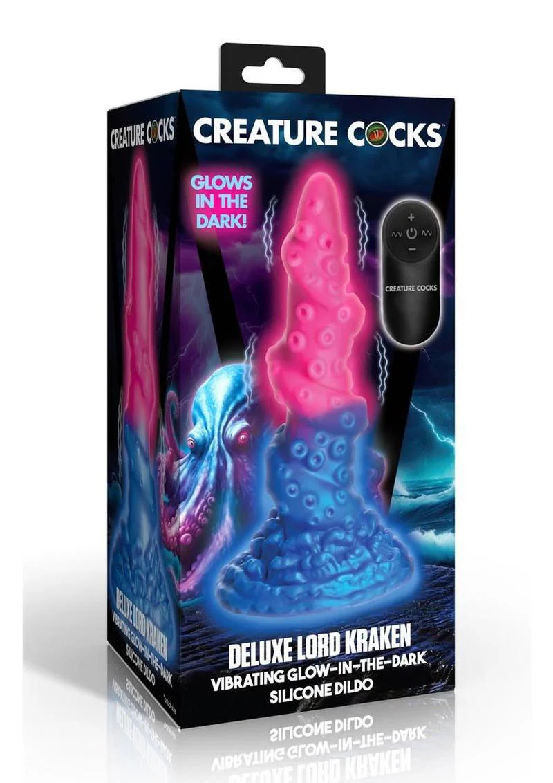 Deluxe Lord Kraken Vibrating Dildo - Image 4