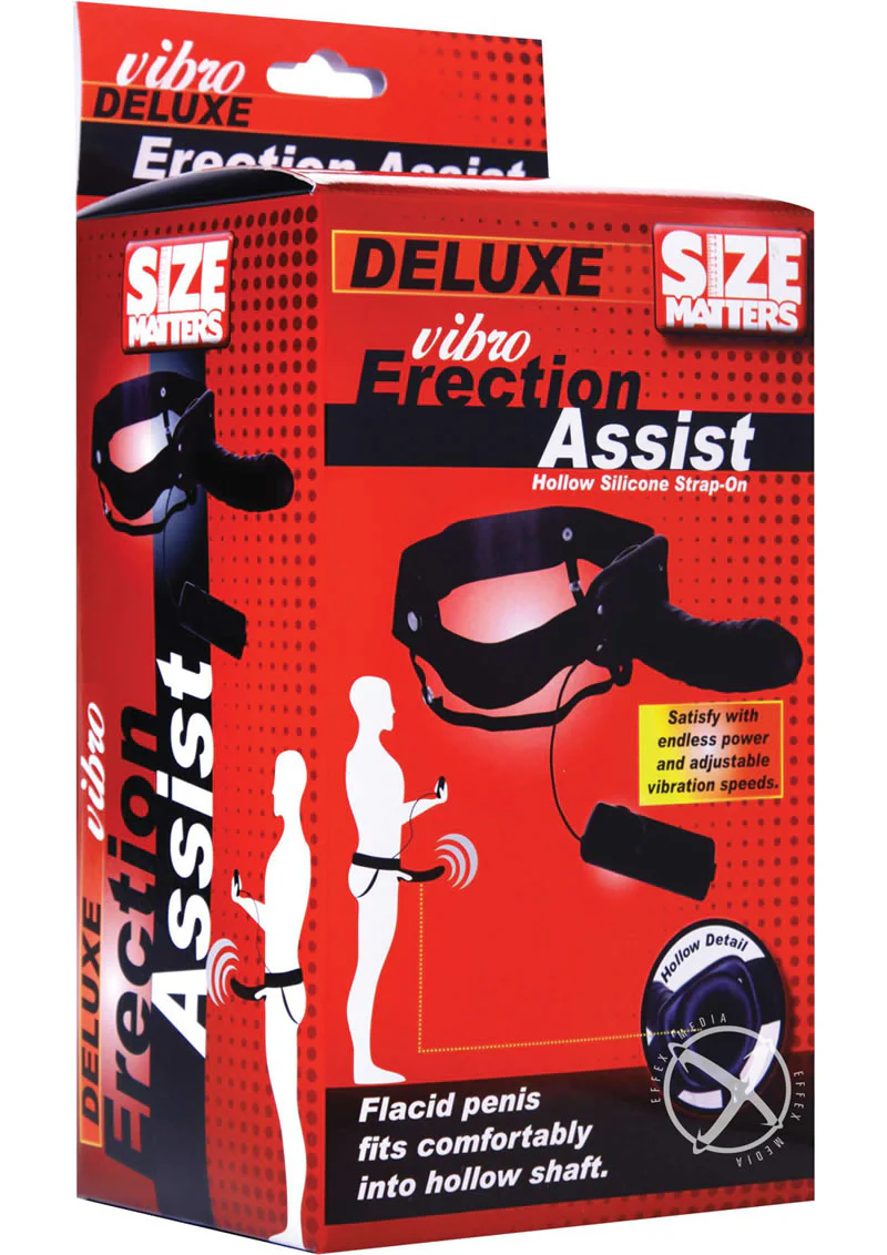 Deluxe Vibro Erection Assist Strap-On With Wired Remote - Image 3