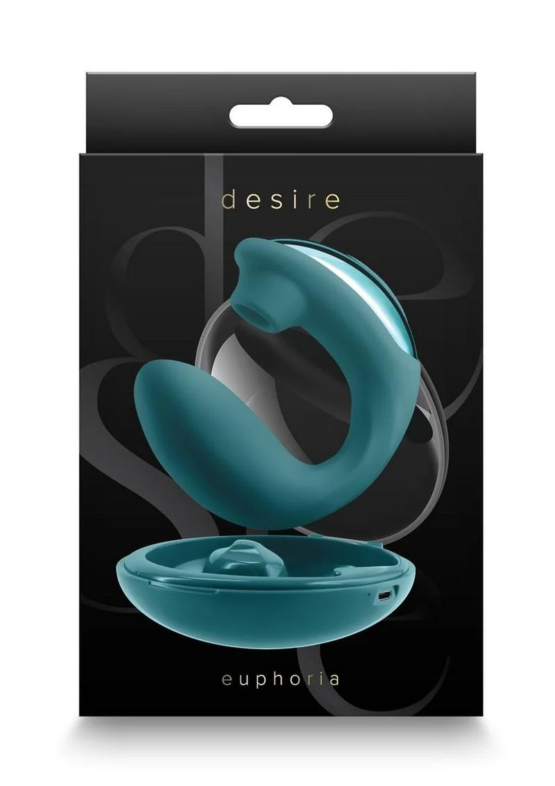 Desire Euphoria Dual-End Vibrator Air Pulse And Clitoral Stimulation - Image 6