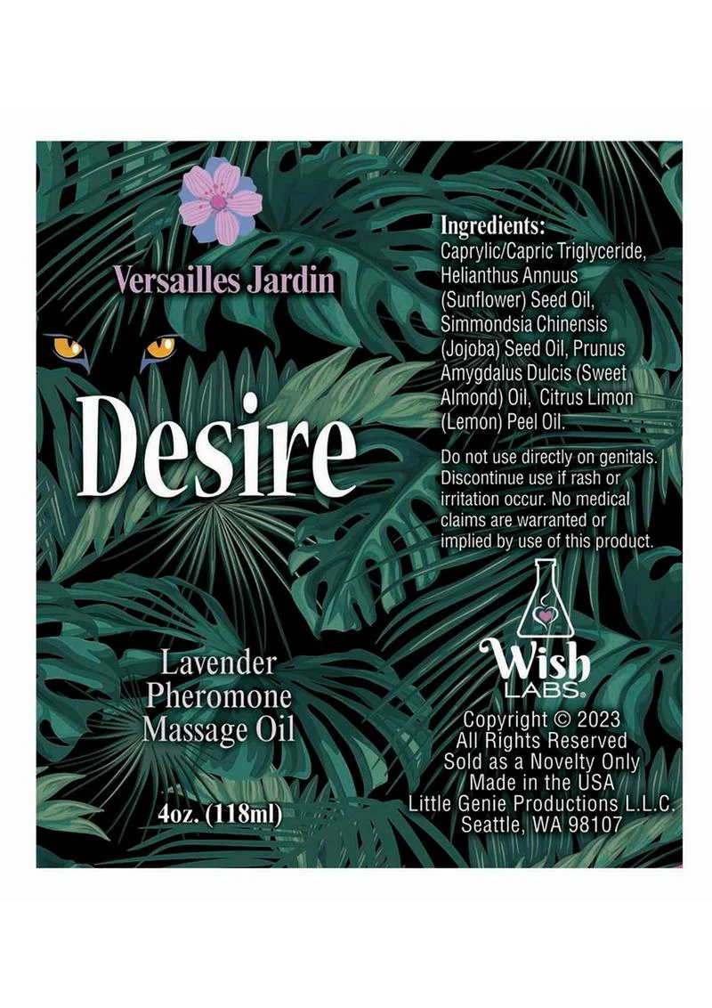 Desire Lavender Pheromone Massage Oil - Image 2