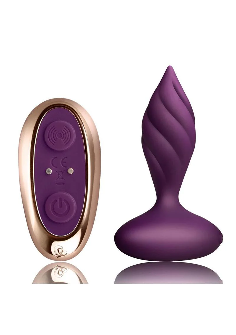 Desire Petite Sensations Rechargeable Silicone Anal Plug With Remote - Image 4