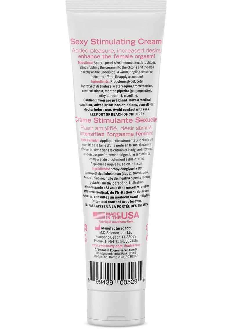 Desire Sexy Stimulating Cream by Swiss Navy Enhances Sensation - Image 2