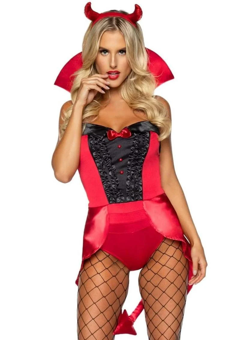 Devilish Darling Tux And Tails Bodysuit - Image 3