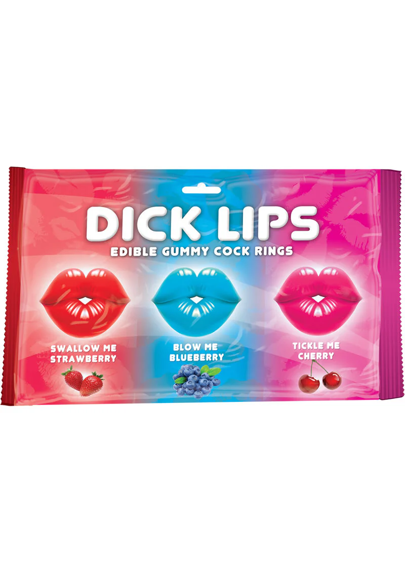 Dick Lips Edible Gummy Cock Rings Candy Set - Image 3