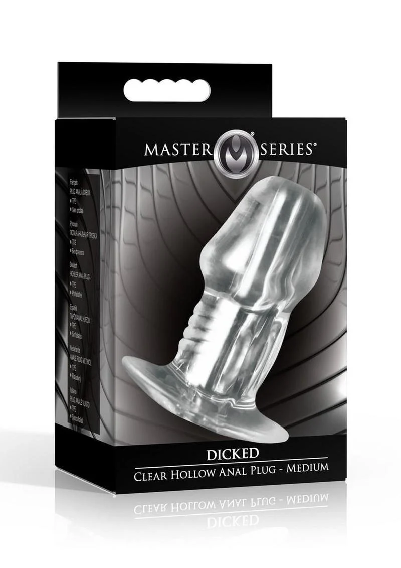 Dicked Clear Hollow Anal Plug - Image 14