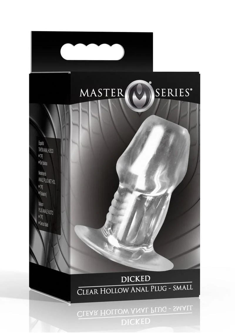 Dicked Clear Hollow Anal Plug - Image 16