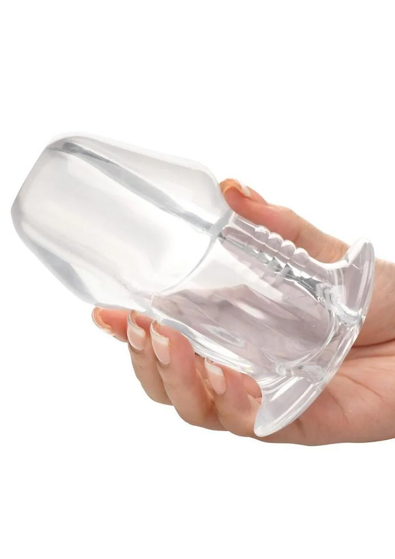 Dicked Clear Hollow Anal Plug - Image 3