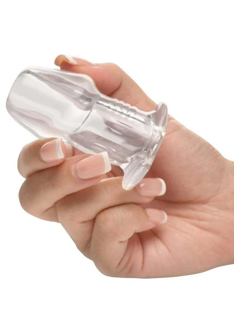 Dicked Clear Hollow Anal Plug - Image 9