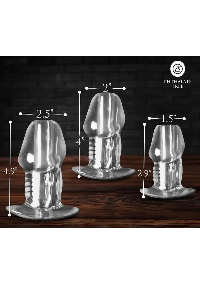 Dicked Clear Hollow Anal Trainer Set - Image 3