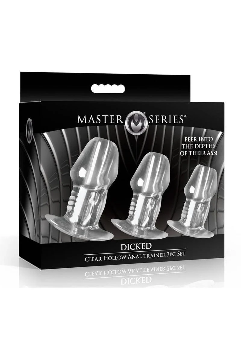 Dicked Clear Hollow Anal Trainer Set - Image 4