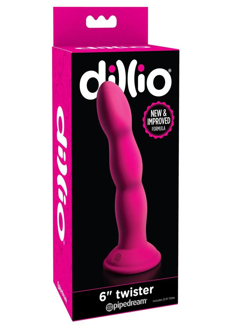 Dillio Easy To Clean Twister Dildo - Image 3