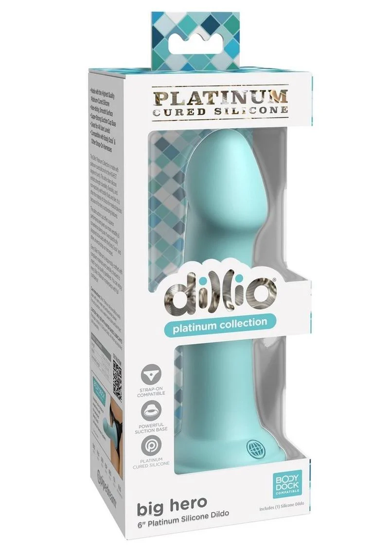 Dillio Platinum Big Hero 6in Silicone Dildo Strap-On Compatible - Image 7