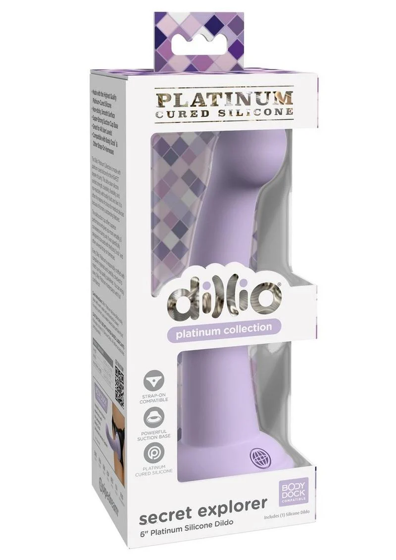 Dillio Platinum Secret Explorer Body Dock Silicone Dildo - Image 6