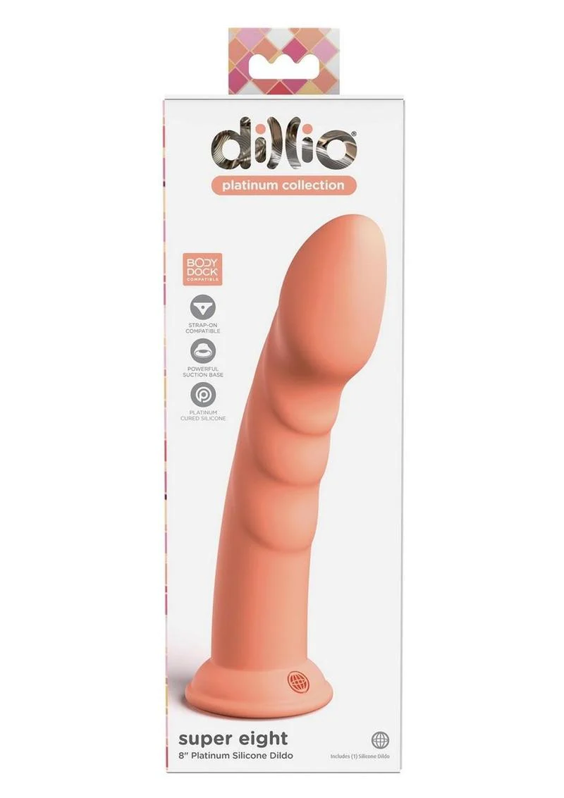 Dillio Platinum Super Eight Silicone Waterproof Dildo by Pipedream - Image 8