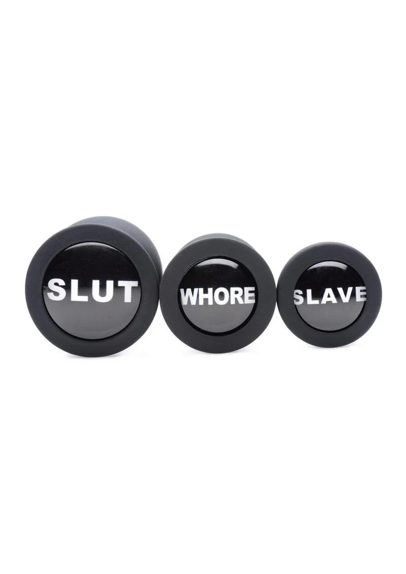 Dirty Words Anal Plug Set - Image 3