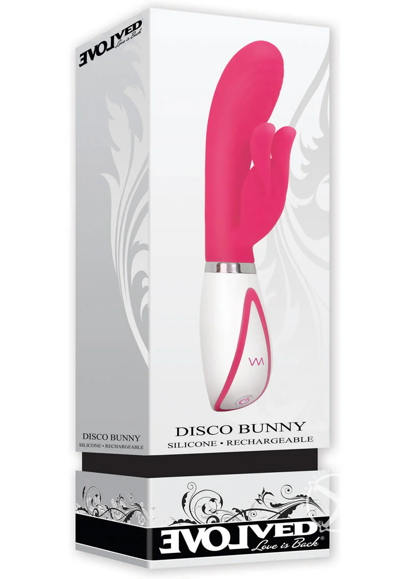 Disco Bunny Rechargeable Silicone Rabbit Vibrator - Image 4