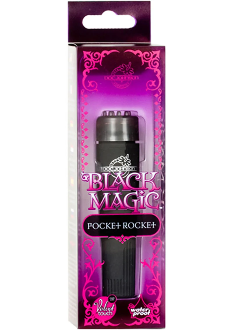 Doc Johnson Black Magic Pocket Rocket Velvet Touch - Image 2