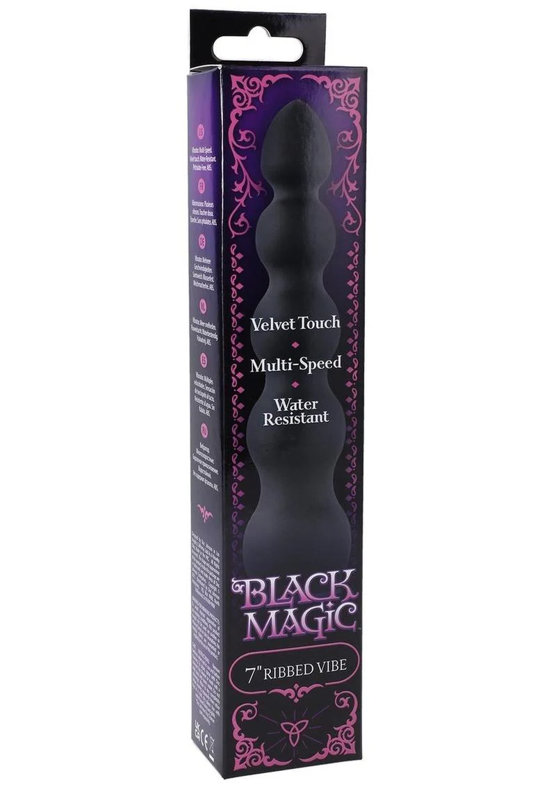 Doc Johnson Black Magic Velvet Touch Multi Speed Waterproof - Image 2