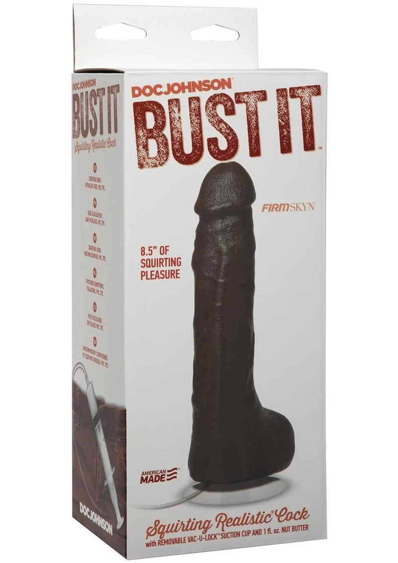 Doc Johnson Bust It Squirting Realistic Dildo - Image 7
